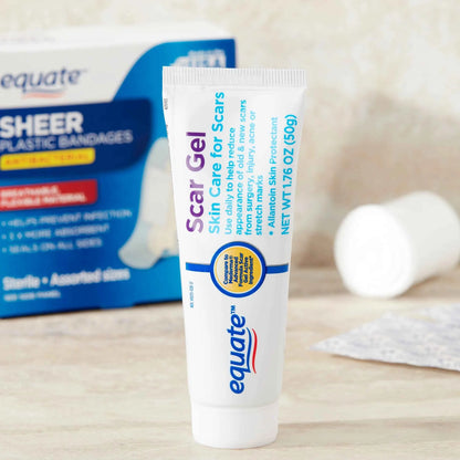 Equate Scar Gel – Skin Care Gel for Old & New Scars – 1.76 oz