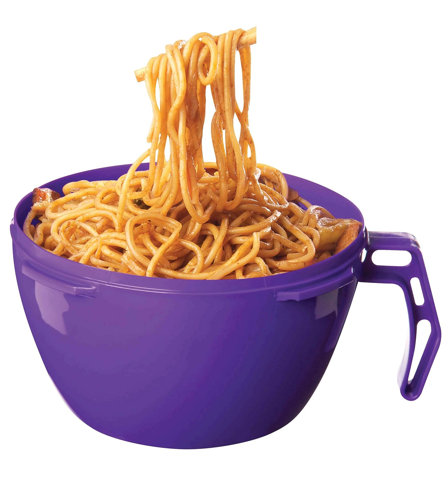 Sistema Klip It 31.7 Oz Noodle Bowl – Microwave Safe, BPA-Free, Vented Lid, Assorted Color (1 Pack)