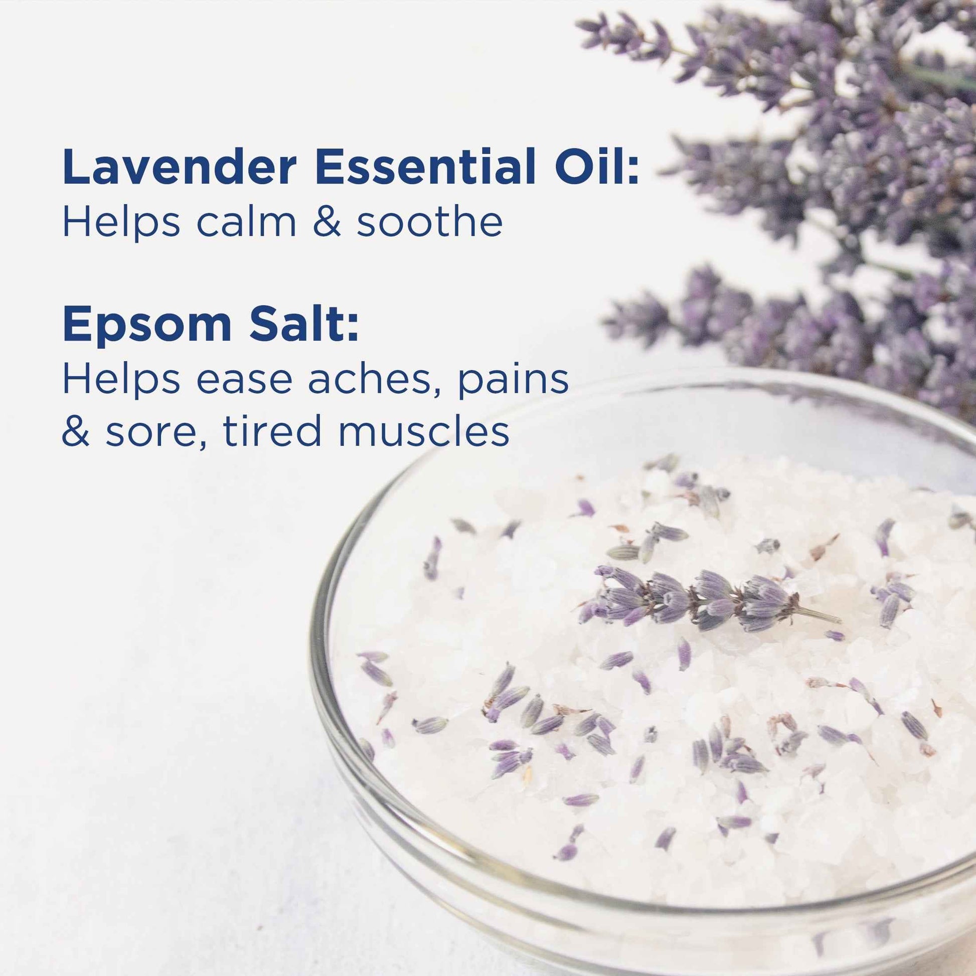 Equate Epsom Salt Bath Soak – Lavender, 3 lb | Calming Relaxation & Muscle Relief