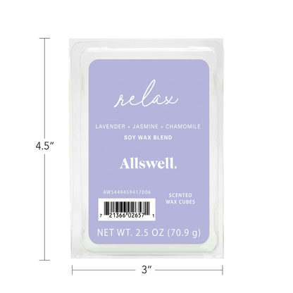 Allswell 6-Cube Wax Melts – Premium Scented Wax for Warmers, Multiple Fragrances Available