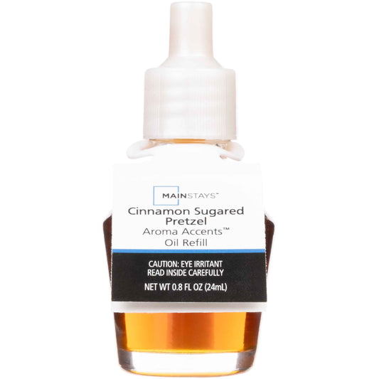 Mainstays Aroma Accent Fragrance Oil Refill – Cinnamon Sugared Pretzel – 24 mL