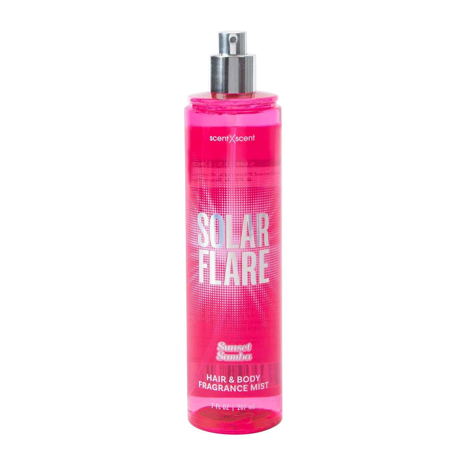 ScentXScent Solar Flare Sunset Samba Hair & Body Fragrance Mist – Long-Lasting Tropical Scent for Hair & Skin