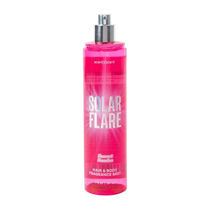 ScentXScent Solar Flare Sunset Samba Hair & Body Fragrance Mist – Long-Lasting Tropical Scent for Hair & Skin