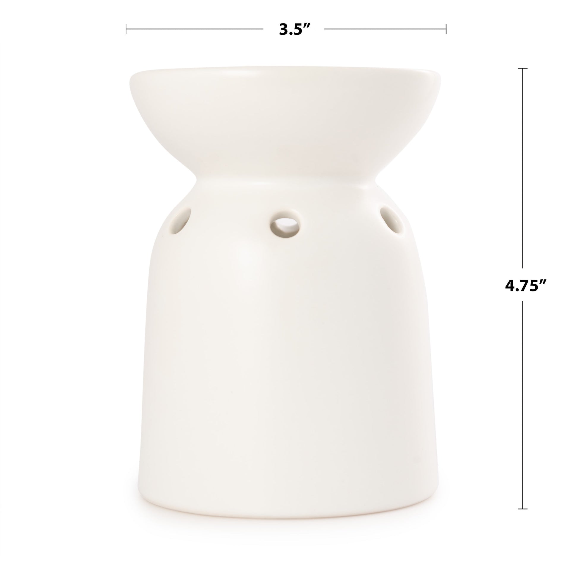 Mainstays Tealight Ceramic Warmer – White, 1 Pc