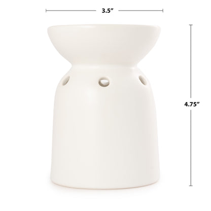 Mainstays Tealight Ceramic Warmer – White, 1 Pc