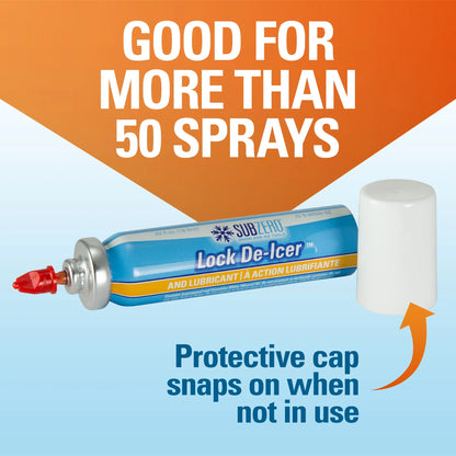 SubZero Lock De-Icer – 0.63 fl oz | Ice & Snow Removal Spray SubZero