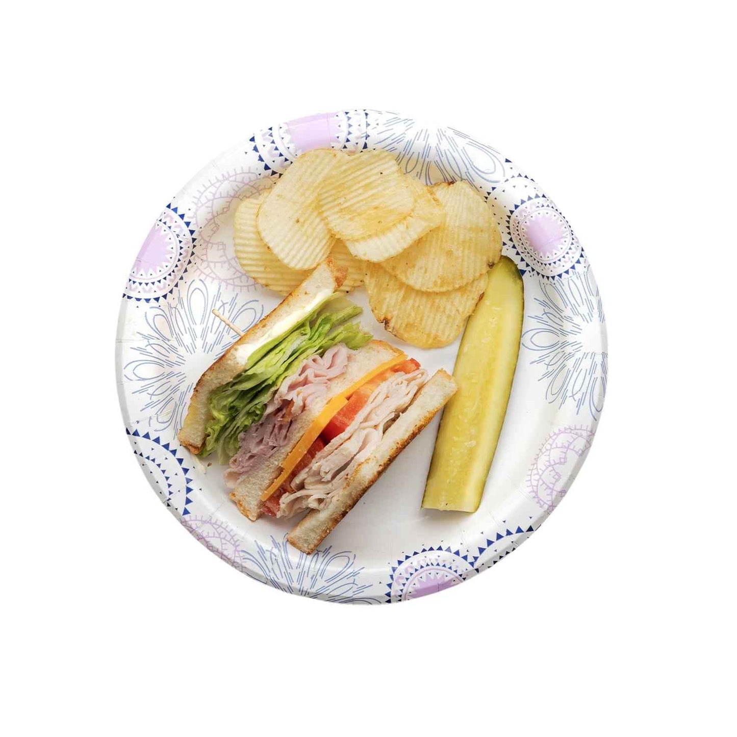Great Value Disposable Paper Plates – 8.5 Inch – Durable, Cut-Resistant & Convenient for Parties, Picnics and Everyday Use