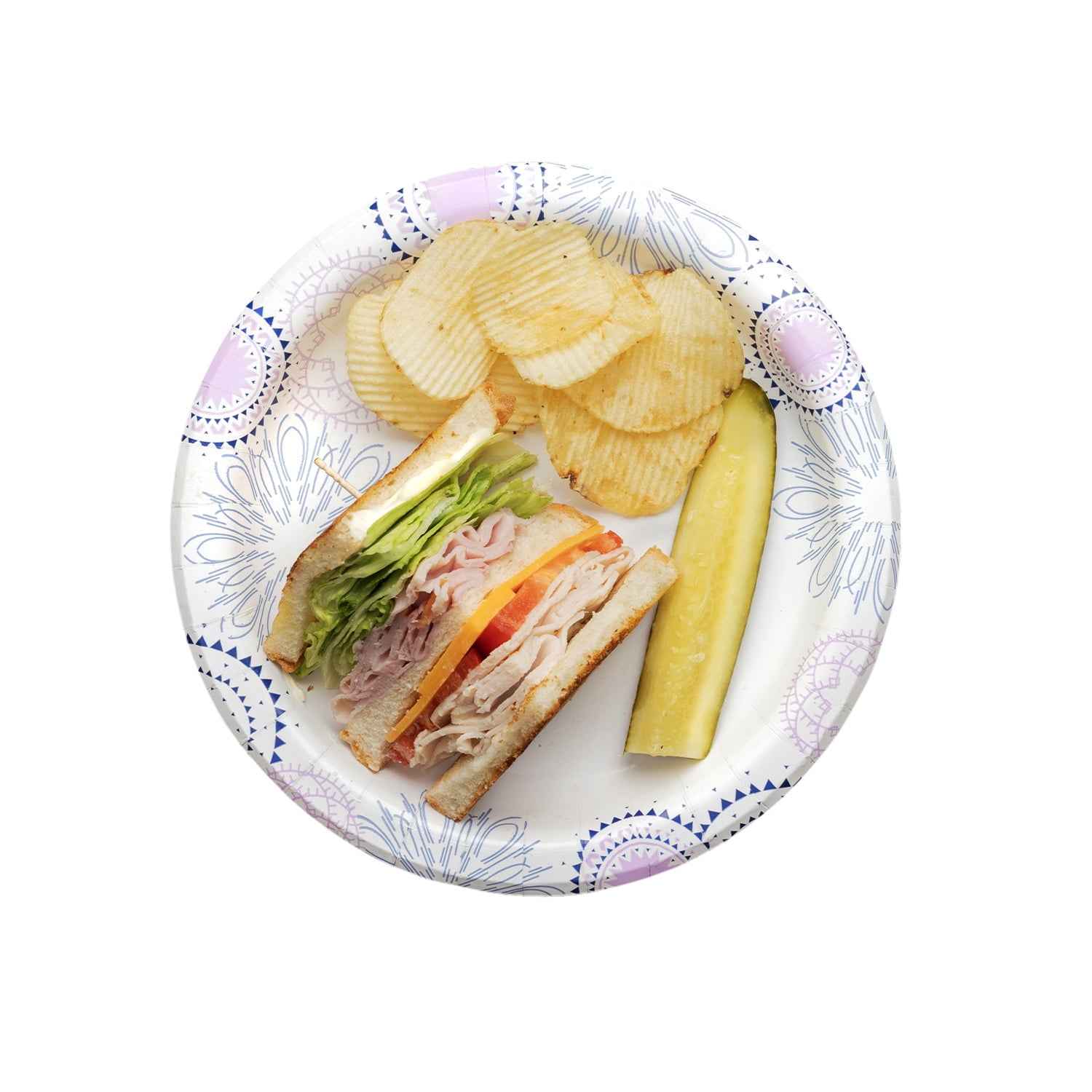Great Value Disposable Paper Plates – 8.5 Inch – Durable, Cut-Resistant & Convenient for Parties, Picnics and Everyday Use