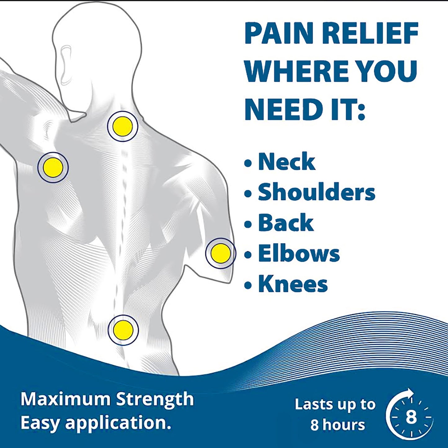 Equate Lidocaine Pain Relieving Patch – 4% Lidocaine, 6 Count