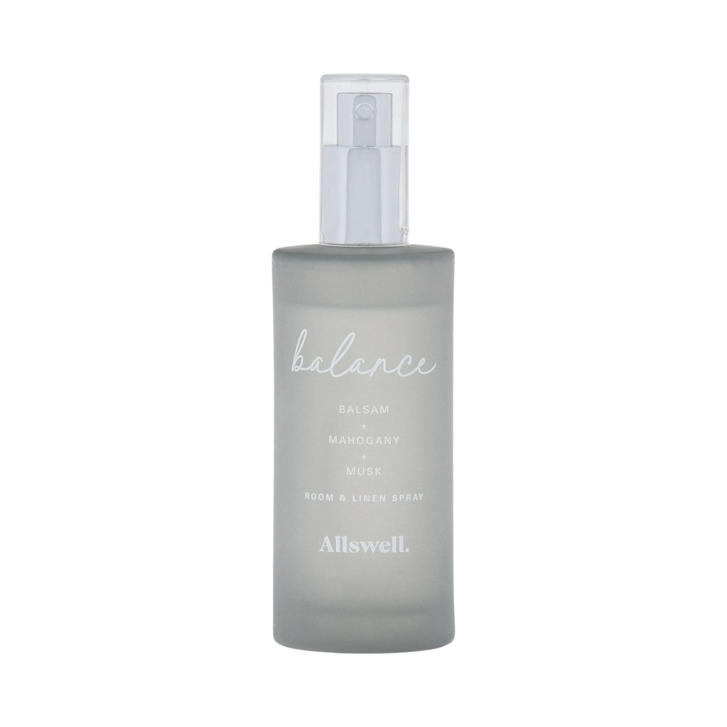 Allswell Balance (Balsam + Mahogany + Musk) Scented Room & Linen Spray 3.4 Fl oz (100mL)