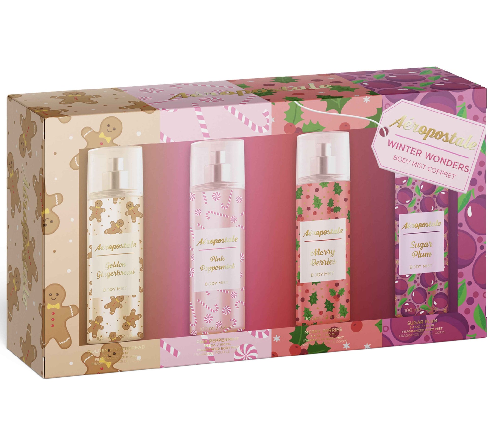 Aeropostale Winter Wonders Fruity Body Mist Coffret Fragrance Set