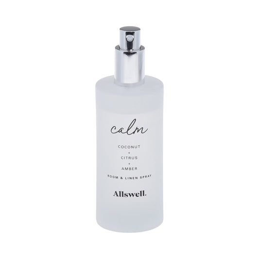 Allswell Calm (Coconut + Citrus + Amber) Scented Room & Linen Spray 3.4 Fl oz (100mL)