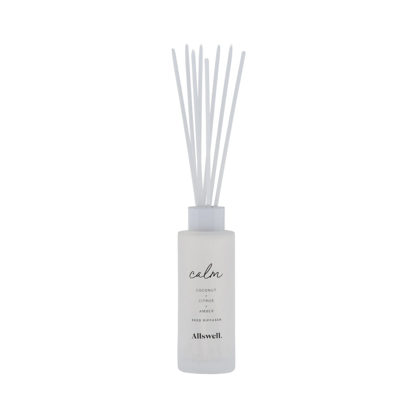Allswell Calm Scented Reed Diffuser – Coconut · Citrus · Amber – 3 fl oz (90 mL) with 8 Reeds