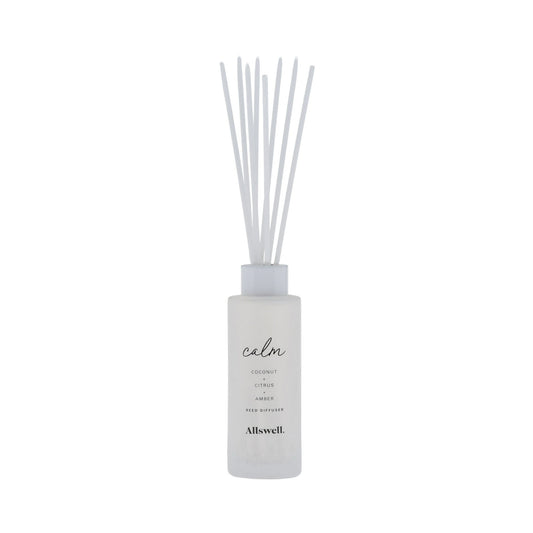 Allswell Calm Scented Reed Diffuser – Coconut · Citrus · Amber – 3 fl oz (90 mL) with 8 Reeds