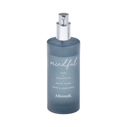Allswell Mindful Room & Linen Spray – Sage, Eucalyptus & White Cedar – 3.4 fl oz (100mL) - MegoDeals