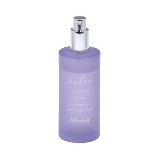 Allswell Relax Room & Linen Spray – Lavender, Jasmine & Chamomile – 3.4 fl oz (100mL) - MegoDeals