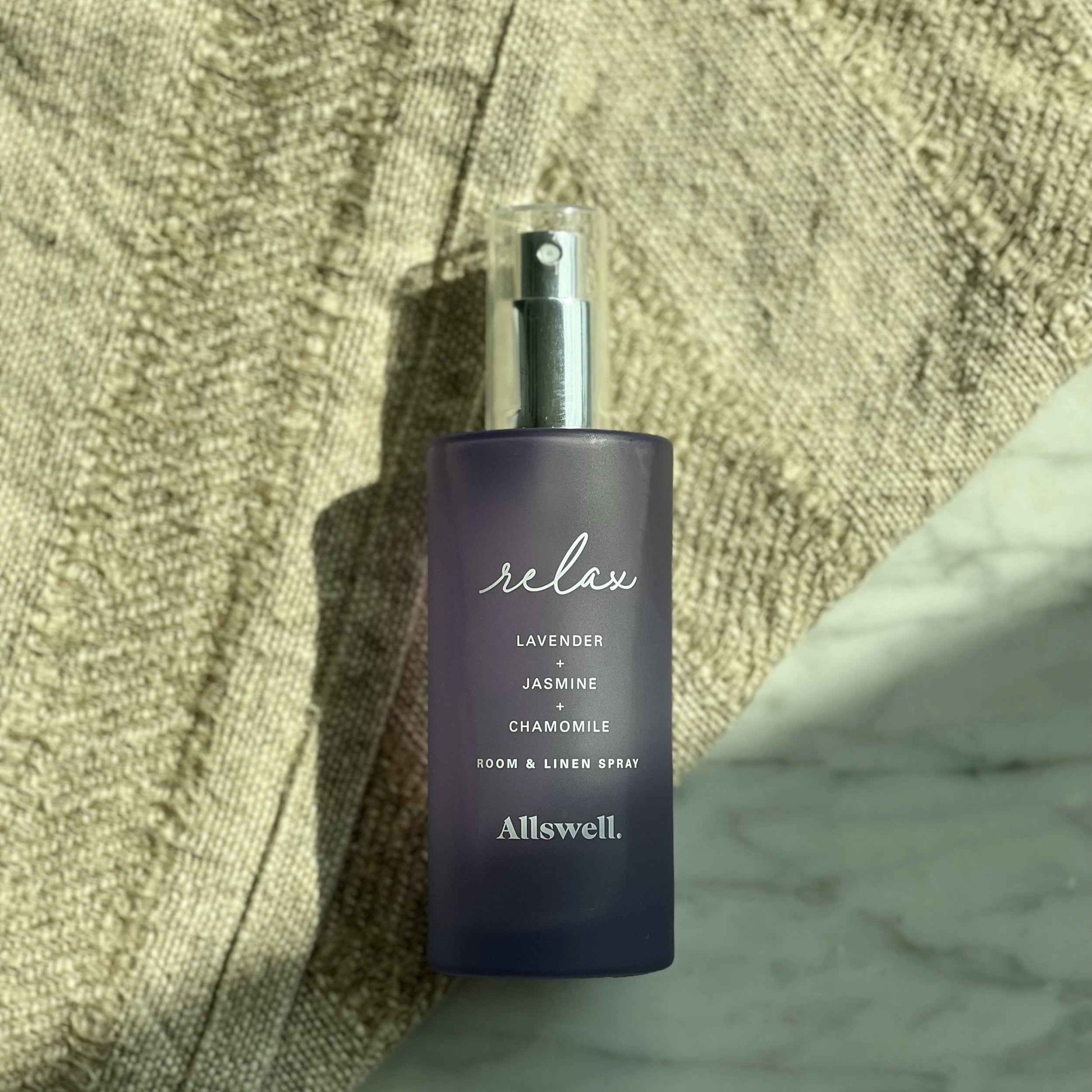 Allswell Relax Room & Linen Spray – Lavender, Jasmine & Chamomile – 3.4 fl oz (100mL)