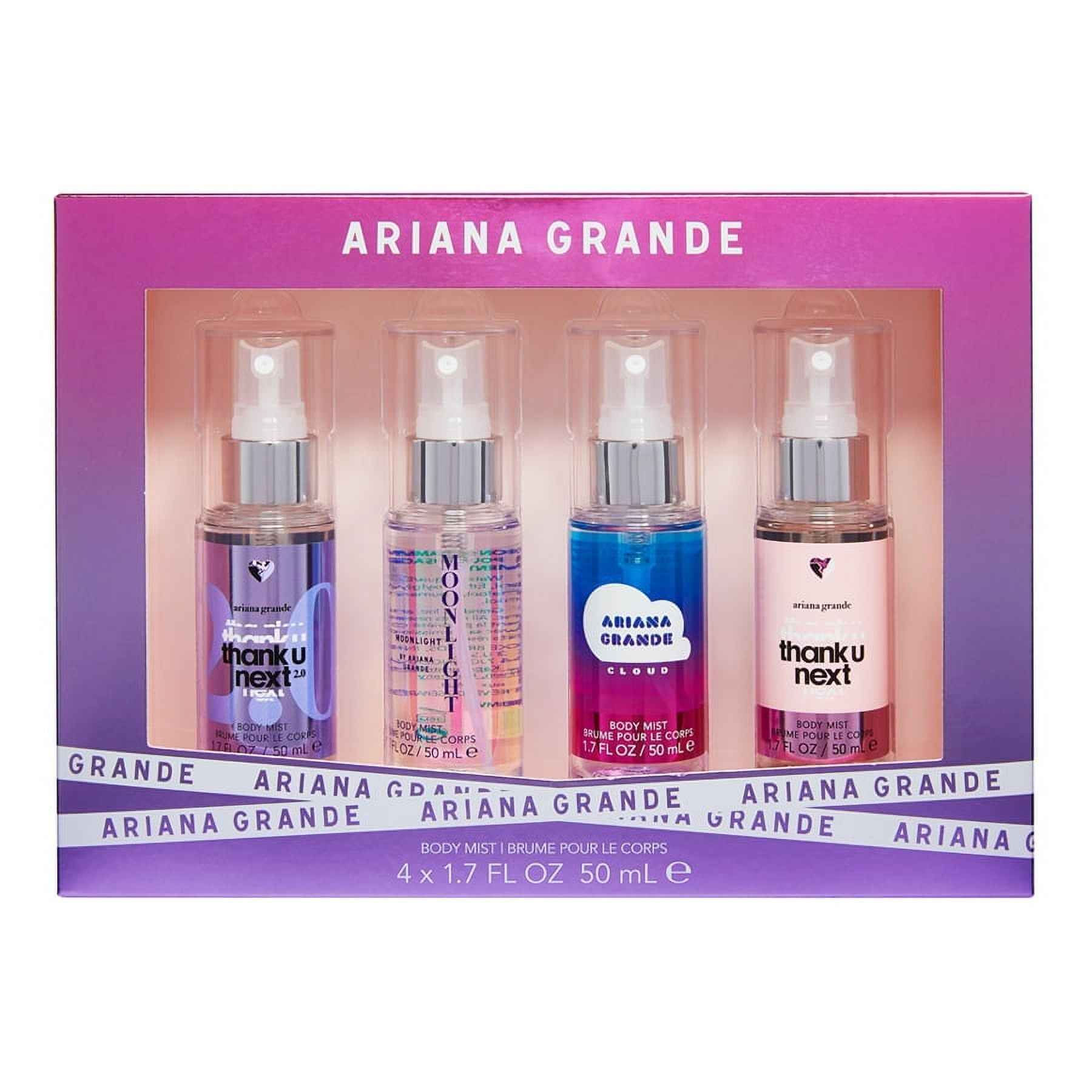 Ariana Grande 4PC Body Spray Coffret – 1.7 OZ (Thank U Next 2.0, Moonlight, Cloud, Thank U, Next)