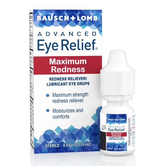 Bausch Lomb Advanced Eye Relief Maximum Relief Lubricant & Redness Reliever Eye Drops