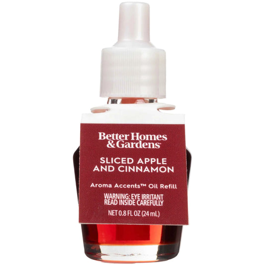 BHG Aroma Accents Oil Refill, Sliced Apple Cinnamon – 24 mL