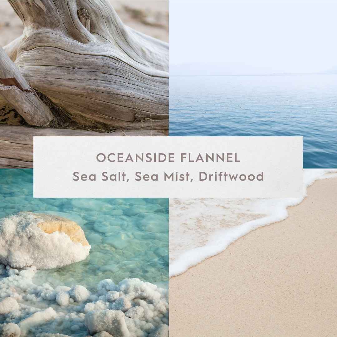 Better Homes and Gardens Oceanside Flannel Candle 16.1oz | Fresh Coastal Home Fragrance