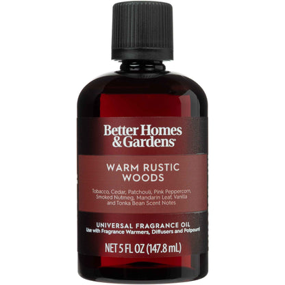 Better Homes & Gardens Universal Fragrance Oil – Warm Rustic Woods, 5 fl oz