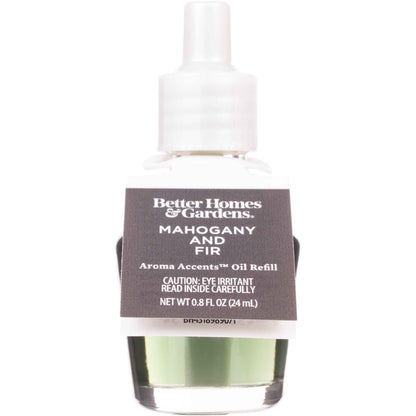 BHG Aroma Accent Fragrance Oil Refill, Mahogany & Fir – 24 mL