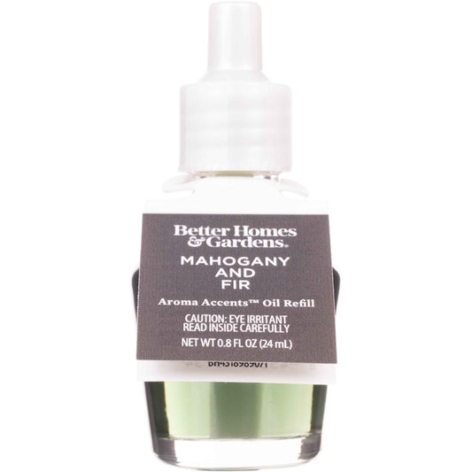 BHG Aroma Accent Fragrance Oil Refill, Mahogany & Fir – 24 mL