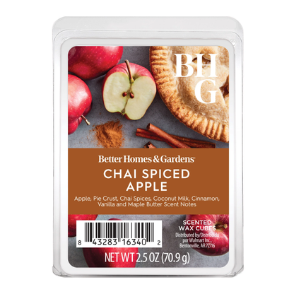 Better Homes & Gardens Chai Spiced Apple Scented Wax Melts, 2.5 oz Better Homes and Gardens
