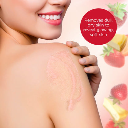 Bodycology Exfoliating Sugar Scrub – Strawberry Cheesecake, 10.5 oz Bodycology