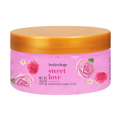 Bodycology Exfoliating Sugar Scrub – Sweet Love, 10.5 oz Bodycology