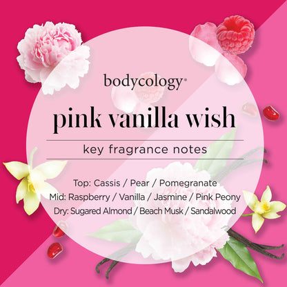 Bodycology Pink Vanilla Wish Fragrance Mist Spray – 8 fl oz