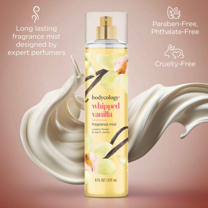 Bodycology Whipped Vanilla Body Mist – 8 fl oz (236mL)
