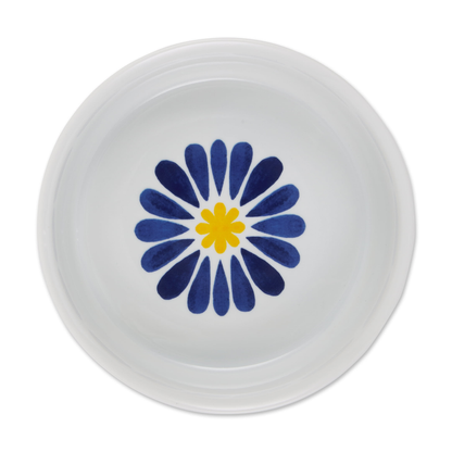 Pet Bowl – Portuguese Azulejos Design | Small 4.25" D x 2" H (Set of 2) Bone Dry