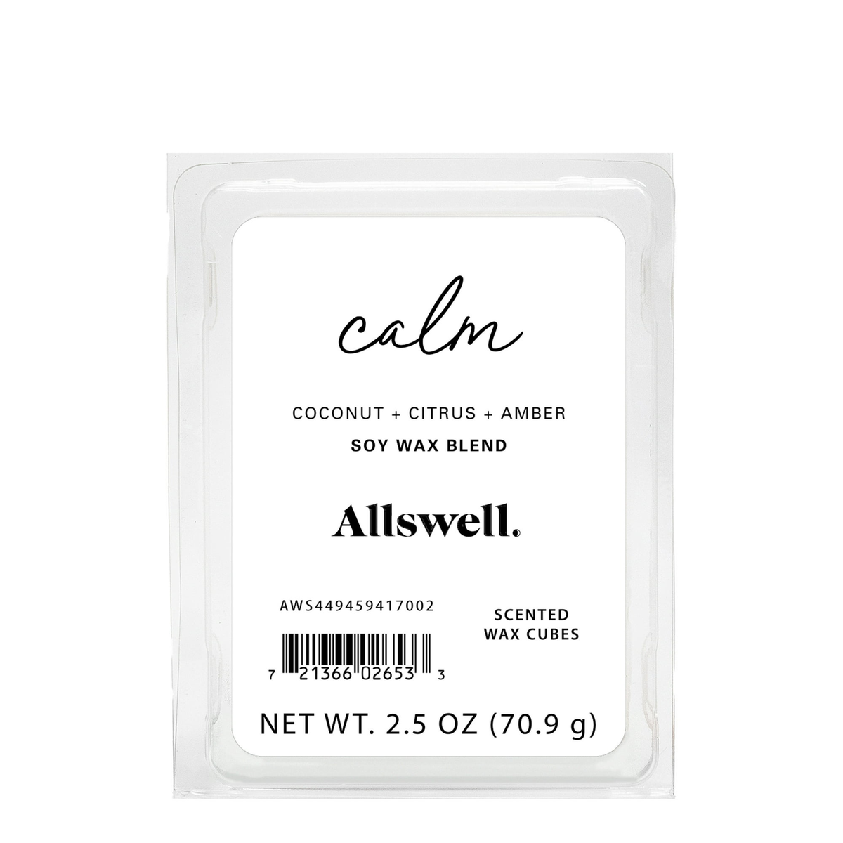 Allswell 6-Cube Wax Melts – Premium Scented Wax for Warmers, Multiple Fragrances Available