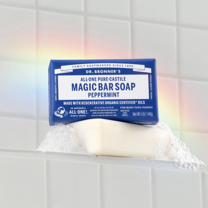 Dr. Bronner's Magic Bar Soap in Peppermint
