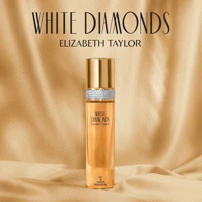 Elizabeth Taylor White Diamonds Eau de Toilette for Women – 3.3 fl oz Perfume