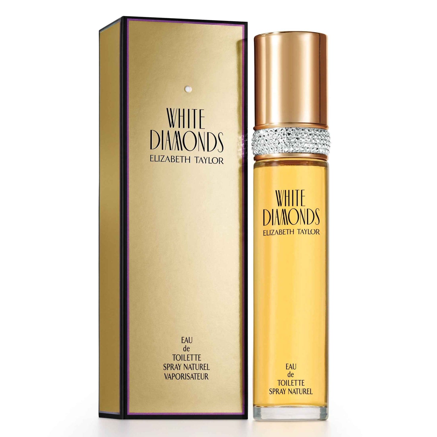 Elizabeth Taylor White Diamonds Eau de Toilette for Women – 3.3 fl oz Perfume