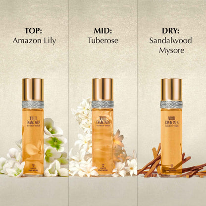 Elizabeth Taylor White Diamonds Eau de Toilette for Women – 3.3 fl oz Perfume