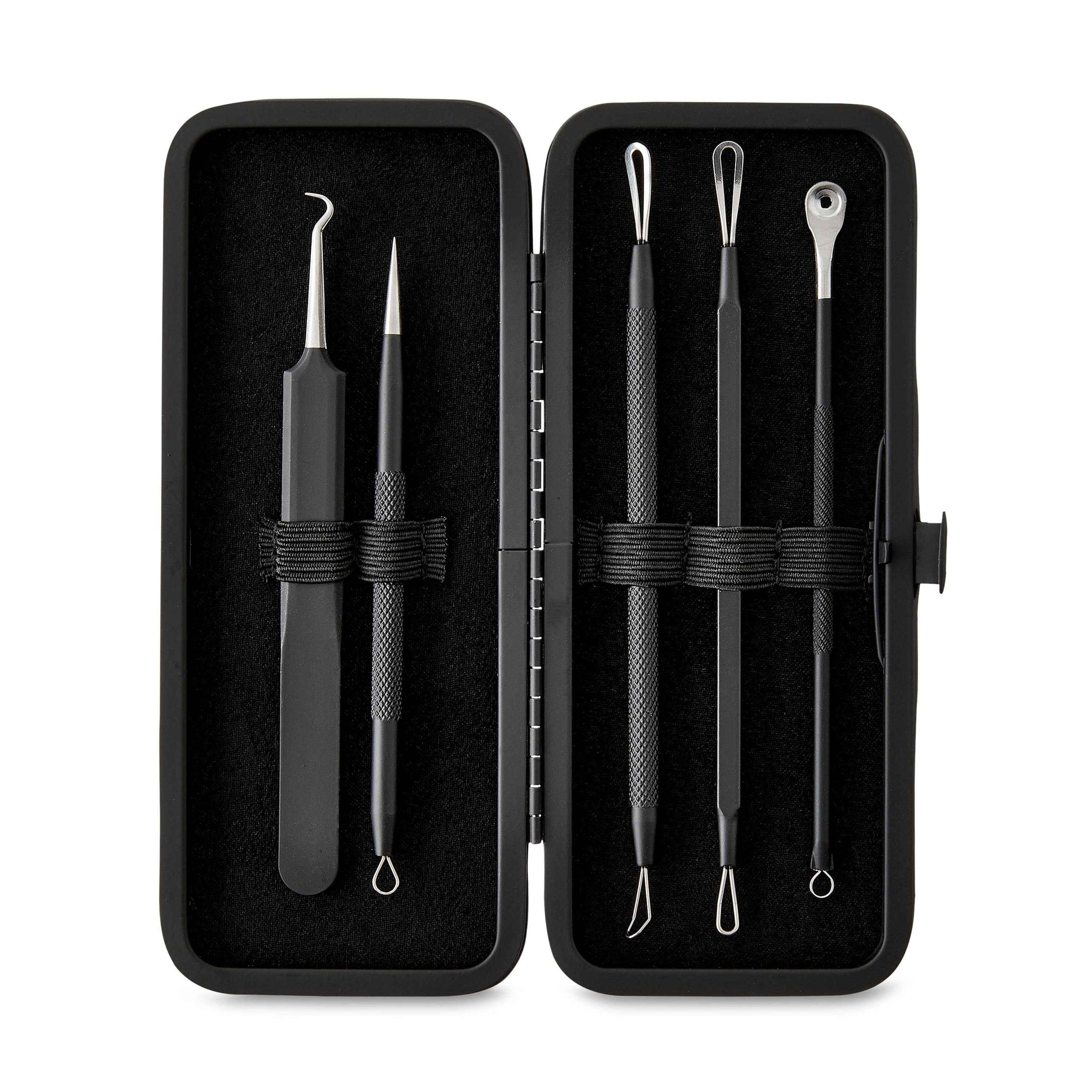 Equate Metal Acne-Removal Blemish Tool Set, 5 Pieces – Stainless Steel Blackhead Extractor Kit