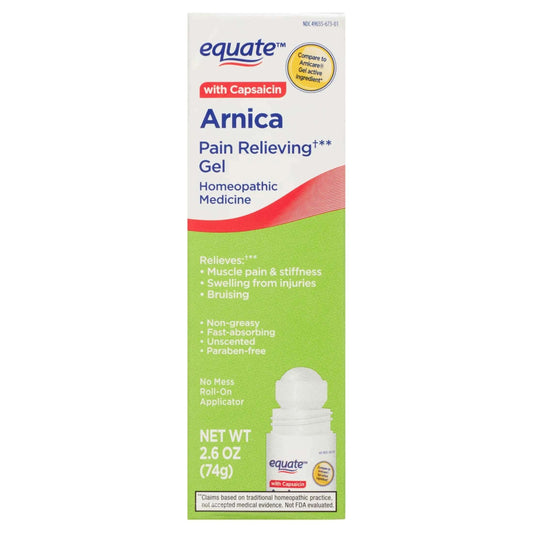 Equate Arnica Pain Relieving Gel with Capsaicin, 2.6 oz
