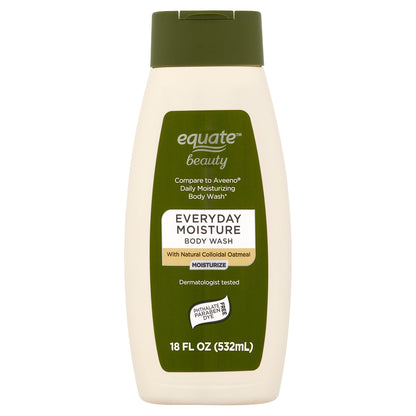 Equate Everyday Moisture Body Wash – 18 fl oz, Nourishing Daily Cleanser for Soft & Smooth Skin