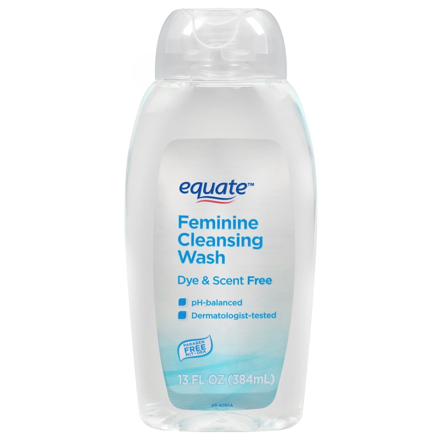 Equate Feminine Cleansing Wash – Unscented, 13 fl oz, pH-Balanced for Sensitive Skin
