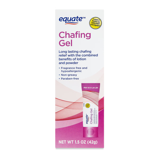Equate Chafing Gel for Women’s Health, Cooling Relief, 1.5 oz Tube