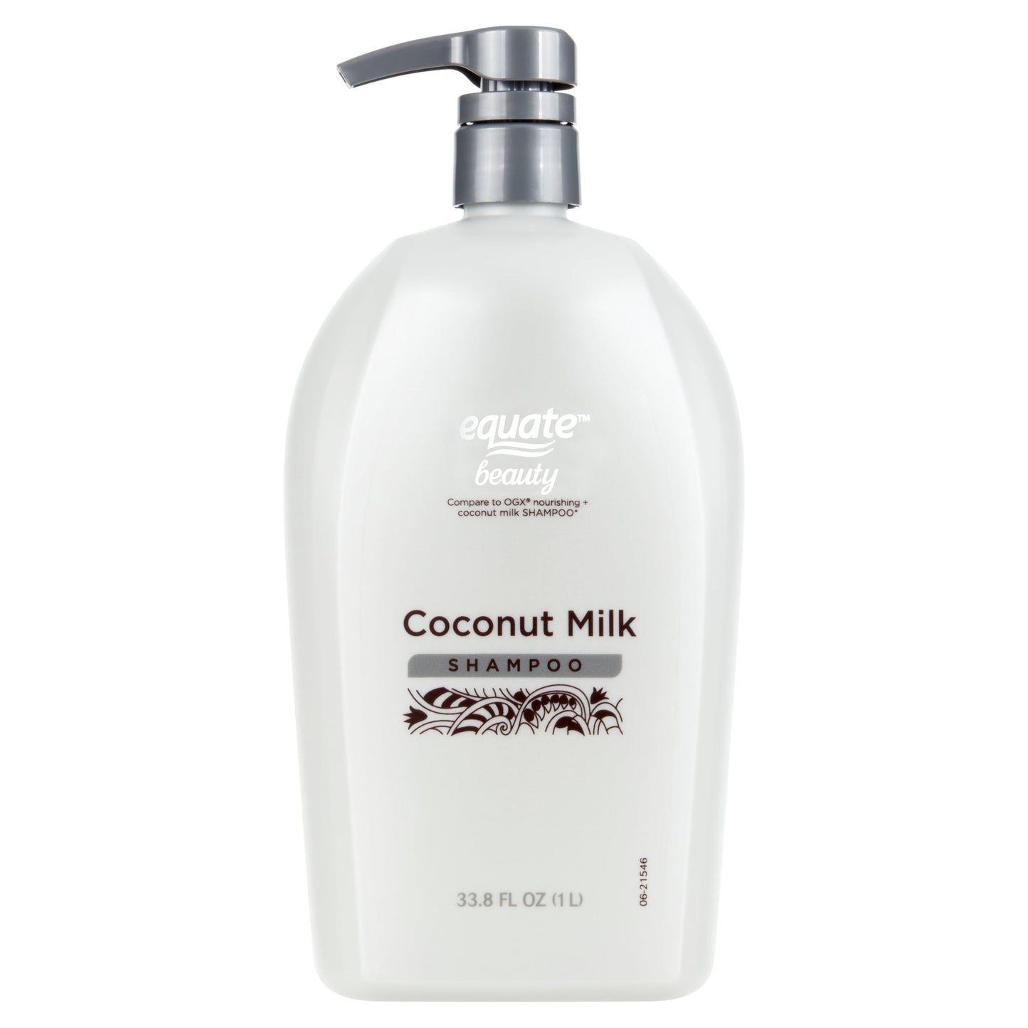 Equate Coconut Milk Moisturizing Shampoo – 33.8 fl oz, Nourishing Daily Hair Cleanser with Coconut Extract for Soft, Healthy Hair