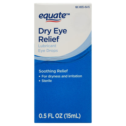 Equate Dry Eye Relief Lubricant Eye Drops – 0.5 fl oz