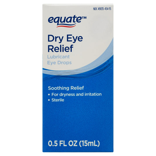 Equate Dry Eye Relief Lubricant Eye Drops – 0.5 fl oz