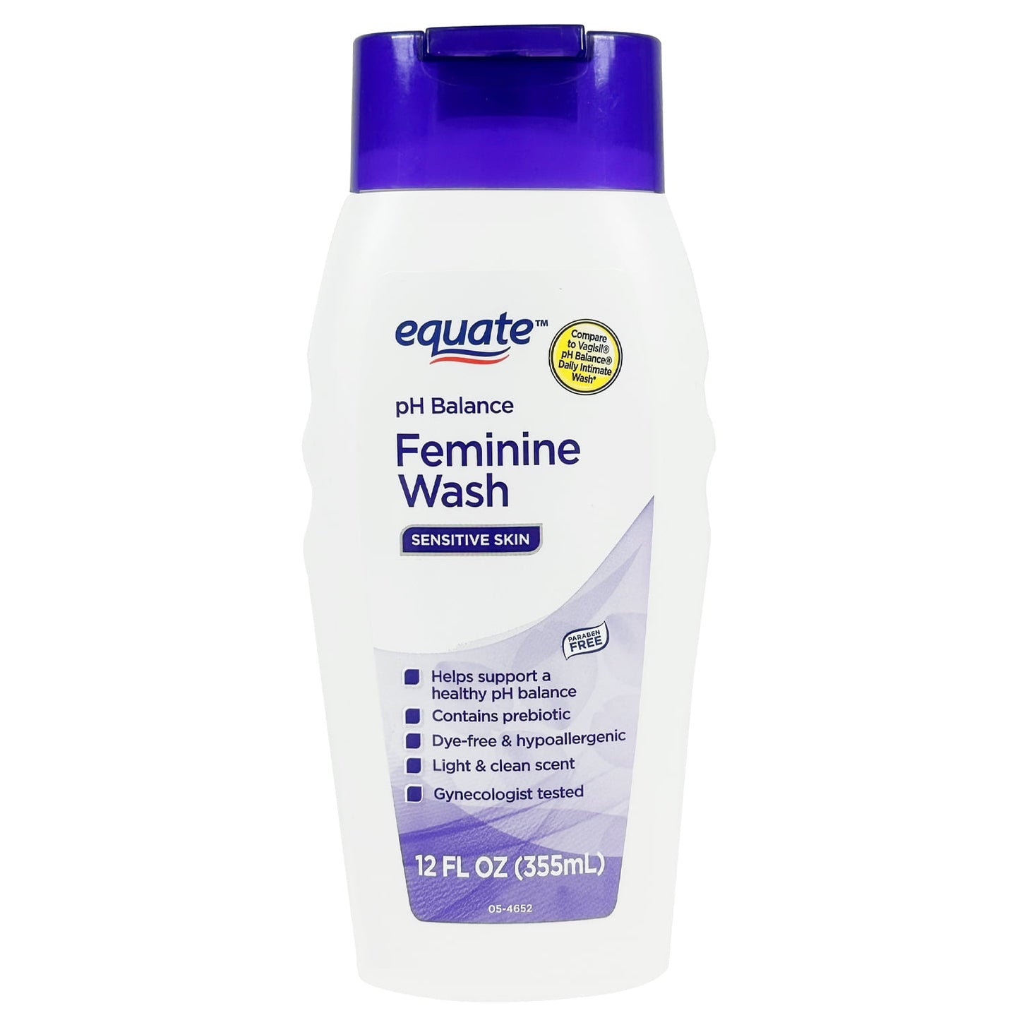 Equate pH Balance Feminine Wash for Sensitive Skin – 12 fl oz | Gentle Daily Cleanser for Intimate Care