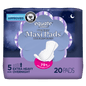 Equate Overnight Maxi Pads with Wings – Size 5, Extra Heavy Overnight Protection
