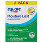 Equate Moisture Last Multi-Purpose Solution for Soft Contact Lenses, 24 fl oz (2x12 fl oz)